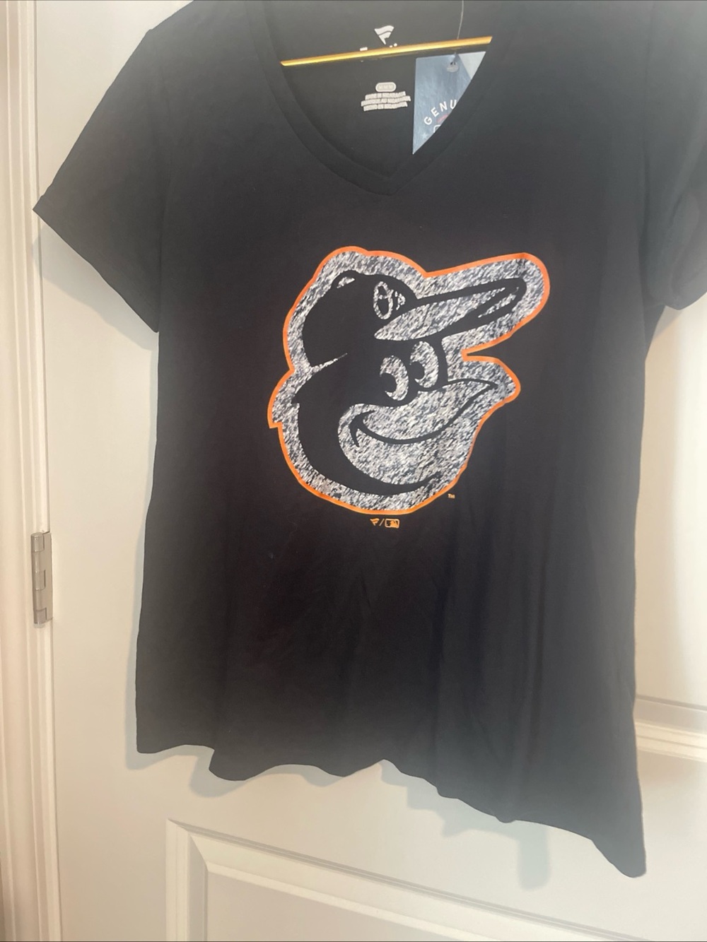 Genuine Merchandise Womens M Black short sleeve T Baltimore Orioles Fanatics